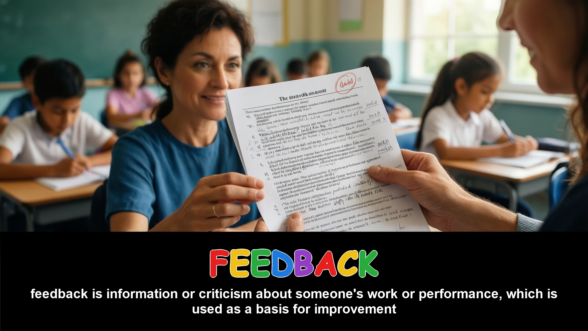 English Illustration for feedback